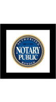 High quality, durable, Authorized & Bonded Notary Public Sign available at notarystamps.com.
