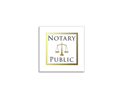 9" Square Notary Public Sign with an Image of Scales. Represents the equality and fairness associated with your profession.