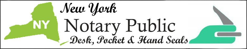 New York Notary Public Desk, Pocket, Hand Seals Category Selection