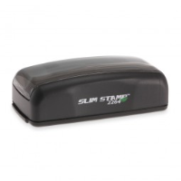 Compact and transportable, the Self Inking Slim Stamp creates a rectangular 7/8" X 1 15/16" impression of your official Illinois Notary information.