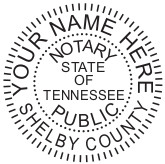 Generate your Tennessee Notary Seal online. Digital stamps comply with standards set forth in Adobe and DocuSign document management software. Create a custom seal!