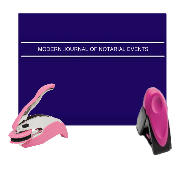 This bundle combines a Pink Mobile Printy, Model 9412 Rectangular Stamp, Pink Pocket Seal, and Notary Journal. Support Breast Cancer Awareness. Satisfy Alabama notarial needs.