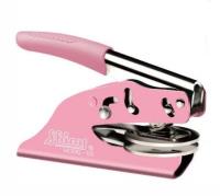 Purchase a beautiful Shiny brand Pink Notary Seal Embosser in support of Alabama  Breast Cancer Awareness.