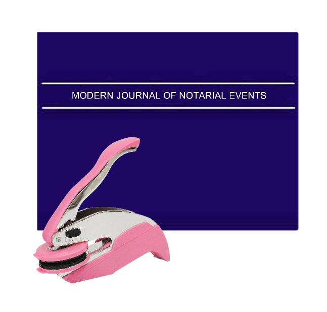 Colorado <br> Notary Pink Pocket Seal <br> & Notary Journal 