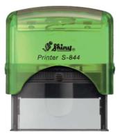 This Self Inking Shiny Stamp has a green body and is engineered to produce a professional, crisp impression of your Georgia Notary information every time.