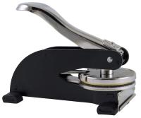 Create a crisp and clear impression of your official Illinois Notary Seal with a Black Desk Model Embosser for added strength.