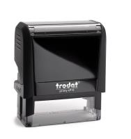 This Trodat Notary Self Inking Venue Stamp creates a simple, rectangular 7/8" X 2 3/8" impression of your Indiana state and county info.