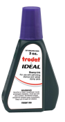 New Purple Trodat manufactured Ink to be used with traditional rubber stamp pads and IDEAL brand Self-Inking Stamps.
