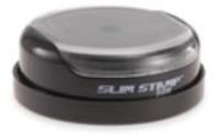 The Trodat manufactured Round Slim Stamp is a professional option for both mobile and office or home-based Iowa notaries.