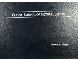 Custom engraved with your name on a hard cover, the Classic Notary Journal is ideal for performing single notarizations.