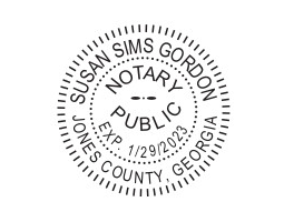 Generate your Delaware Notary Seal online. Digital stamps comply with standards set forth in Adobe and DocuSign document management software. Create your custom image!