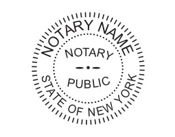 Generate your New York Notary Seal online. Digital stamps comply with standards set forth in Adobe and DocuSign document management software. Create a custom seal!