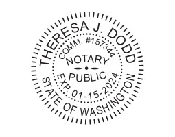 Generate your Washington State Notary Seal online. Digital stamps comply with standards set forth in Adobe and DocuSign document management software. Create a custom seal!
