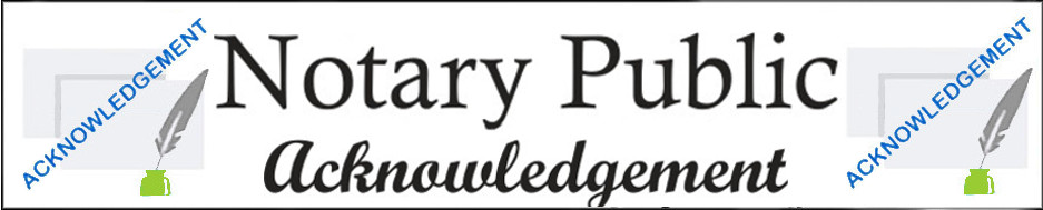 Pennsylvania Notary Public Acknowledgement Pennsylvania Notary Public Acknowledgement