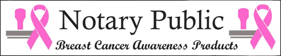 Pink West Virginia Notary Stamps, Seals, Supplies, Journals, Breast Cancer Awareness Products