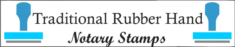 Delaware Notary Traditional Rubber Hand Stamps, Product Listing