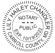 Maryland Notary Seal